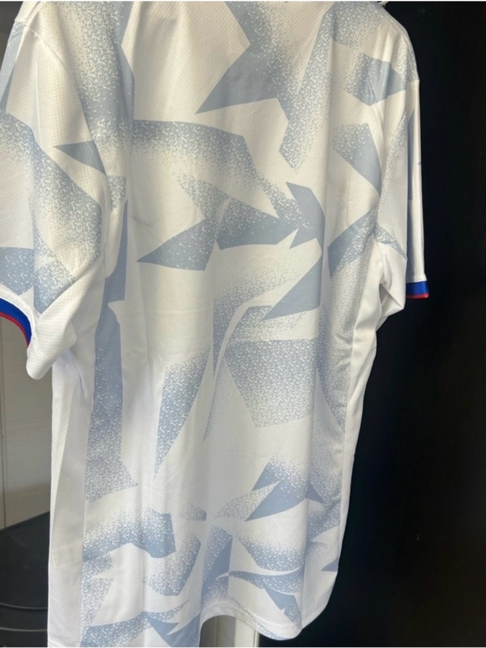 Nike White USA Soccer Jersey with Red & Blue Trim - Picture 4 of 10